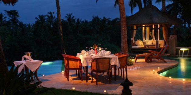 Valentine dinner in Bali
