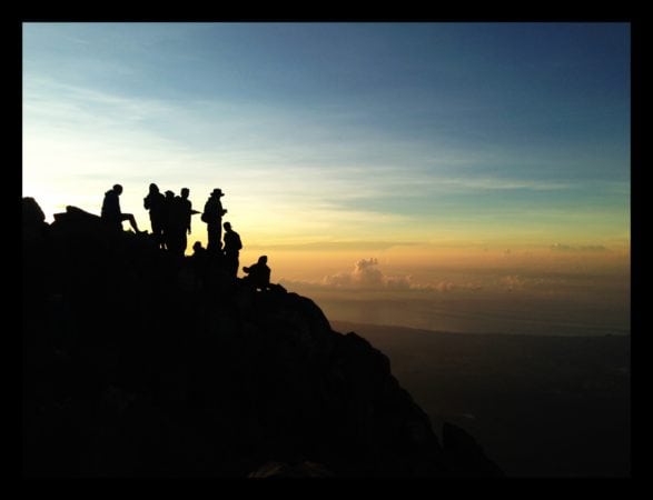 Mount Agung summit