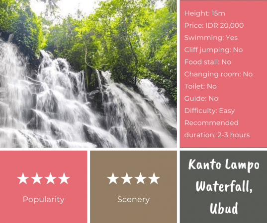 kanto lampo waterfall bali
