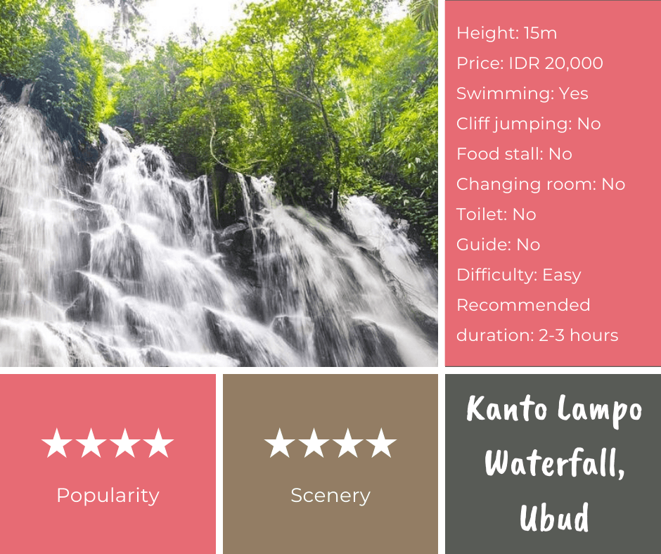 kanto lampo waterfall bali