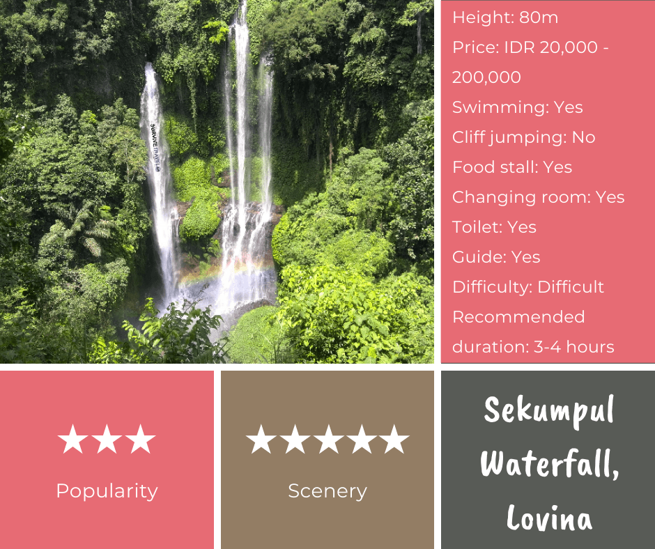 Sekumpul Waterfall bali