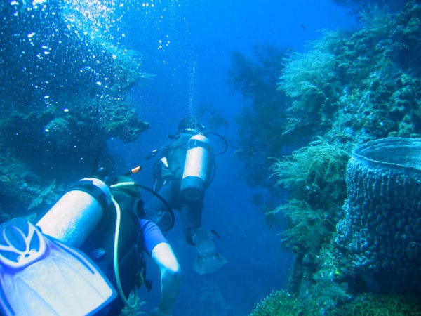 Diving in Tulamben