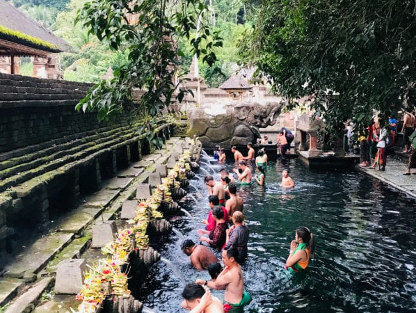 Holy Spring Water Tirta Empul Ubud Bali