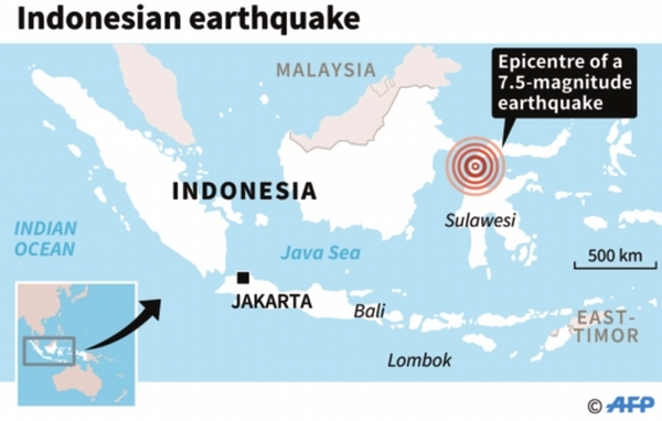 Sulawesi earthquake and Bali