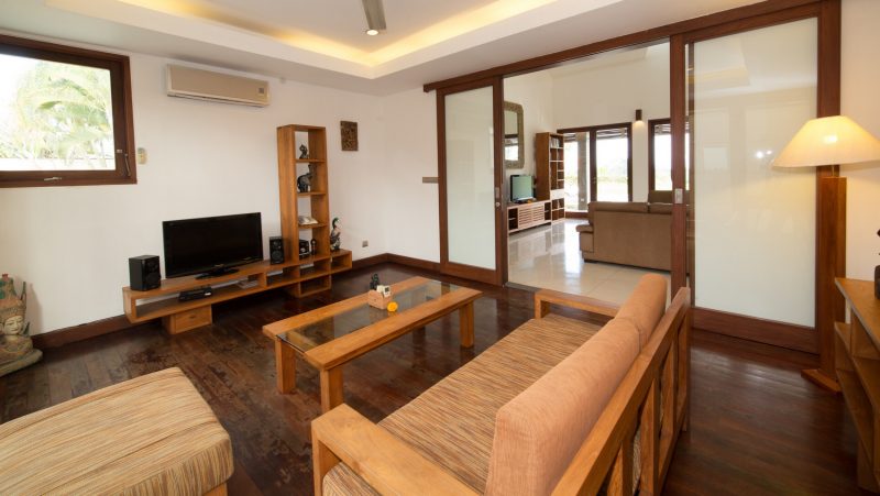 cool off in the living area of Villa Griya Aditi