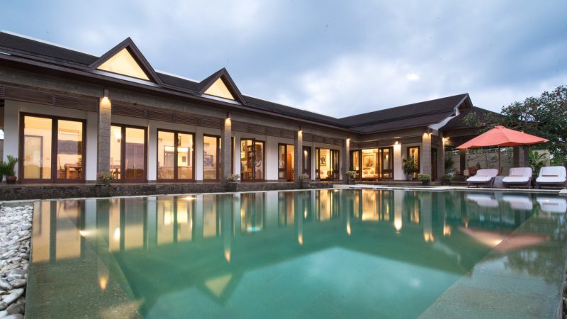 beautiful 3-bedroom villa tucked away in a peaceful Balinese village