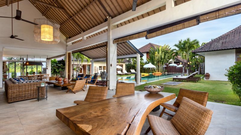 open living area to chill and enjoy the breeze