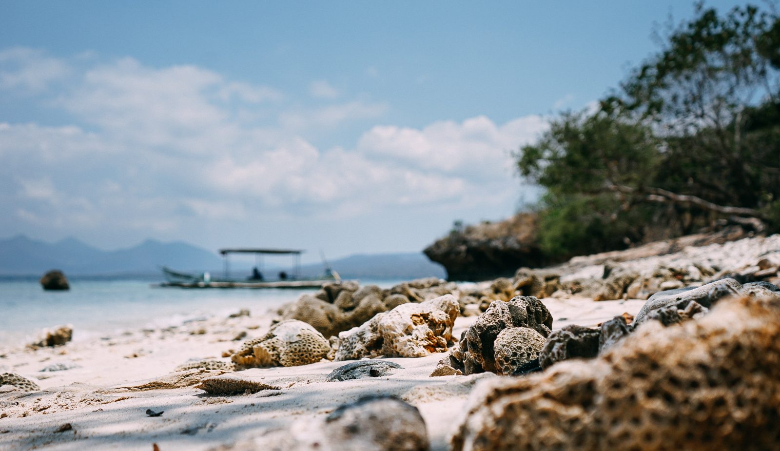 Great island for snorkeling in Bali