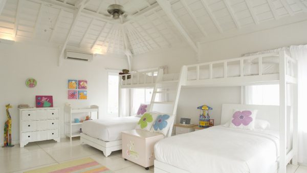 Family-friendly villas have kids bedrooms