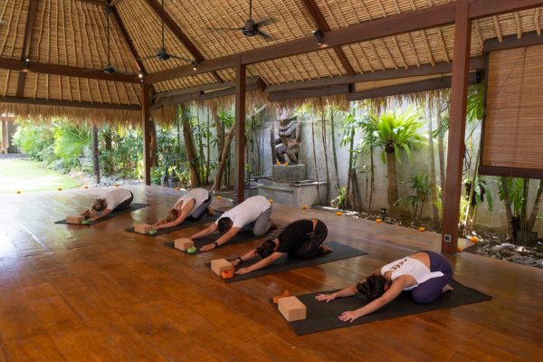 yoga class at Villa Yoga